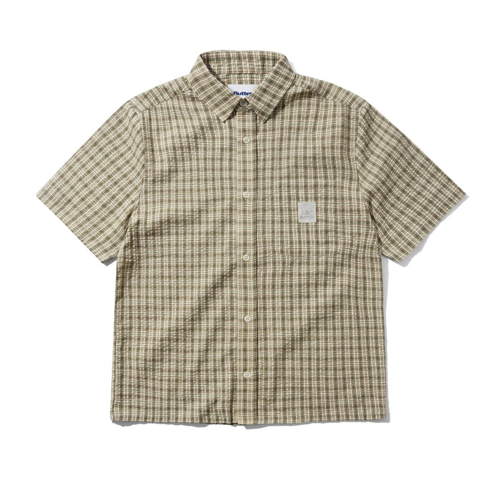 Butter Goods Equipment S/S Shirt (Moss/Yellow)