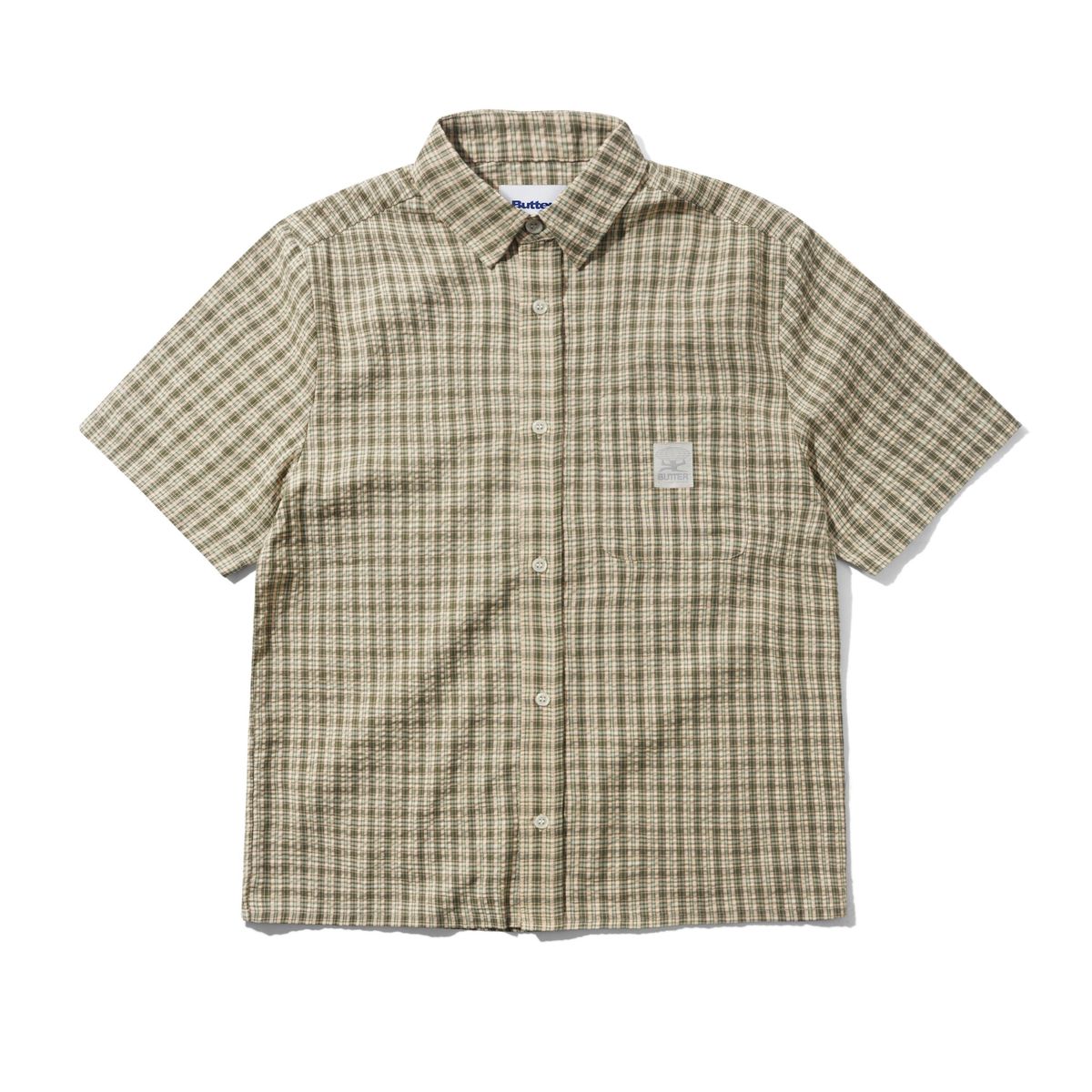 Butter Goods Equipment S/S Shirt (Moss/Yellow)