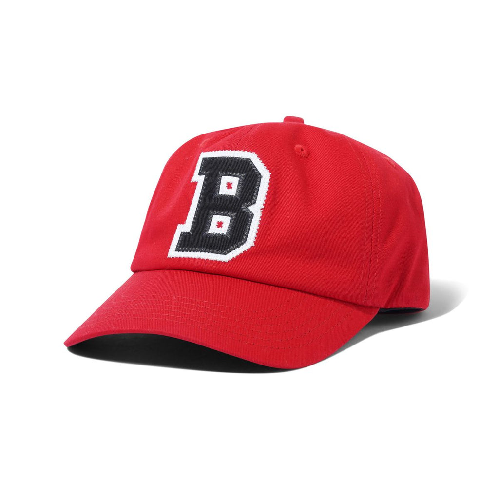 Butter Goods Collegiate 6 Panel Cap (Cherry)
