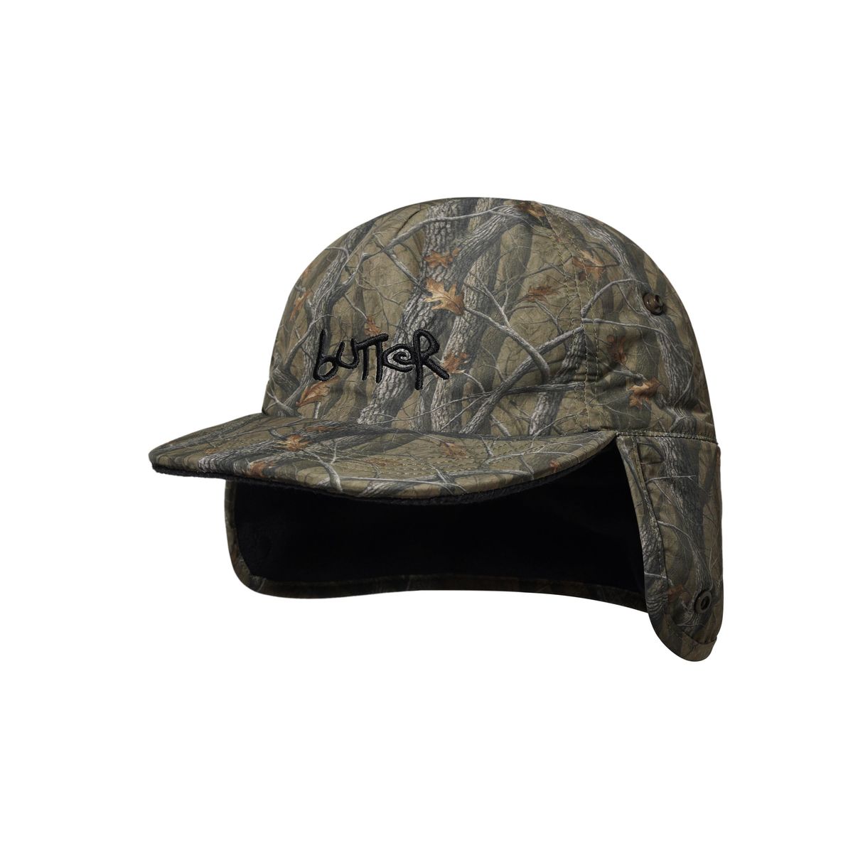 Butter Goods Polartec Reversible Trapper Cap (Camo/Navy)
