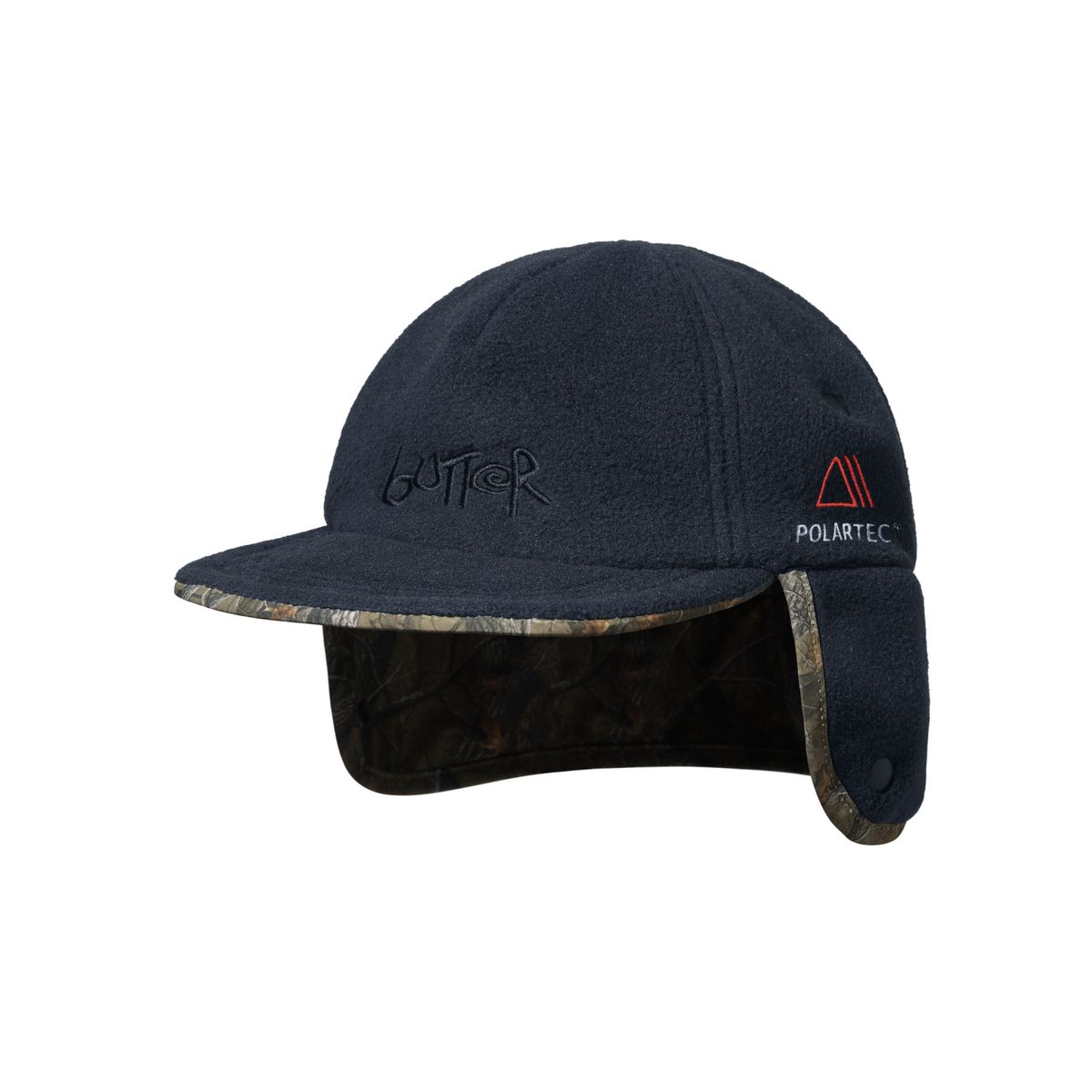 Butter Goods Polartec Reversible Trapper Cap (Camo/Navy)