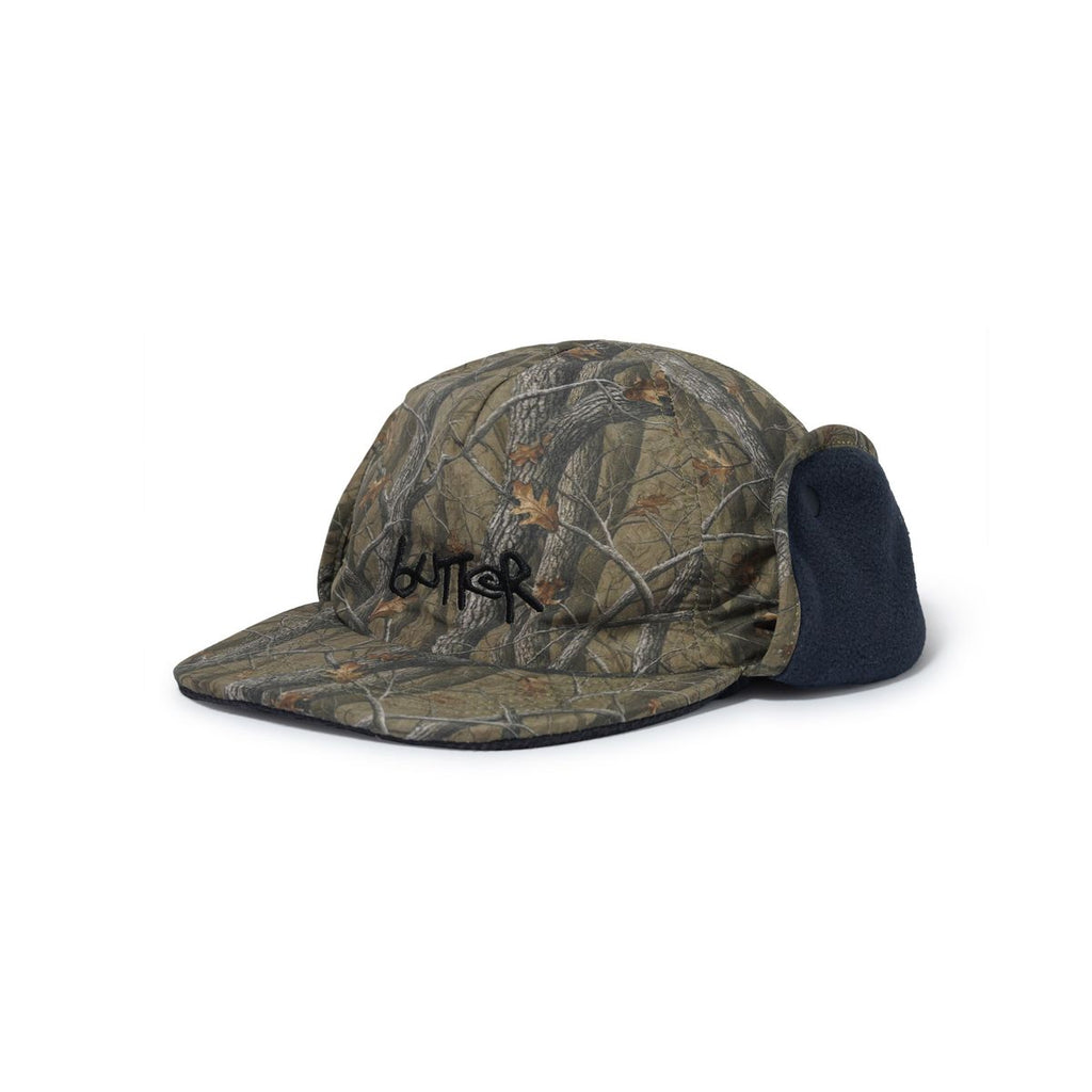 Butter Goods Polartec Reversible Trapper Cap (Camo/Navy)