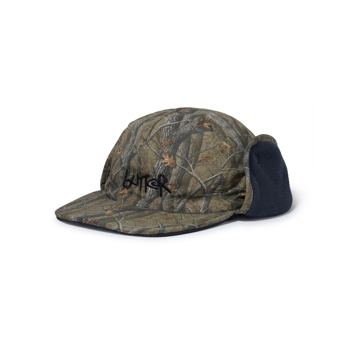 Butter Goods Polartec Reversible Trapper Cap (Camo/Navy)