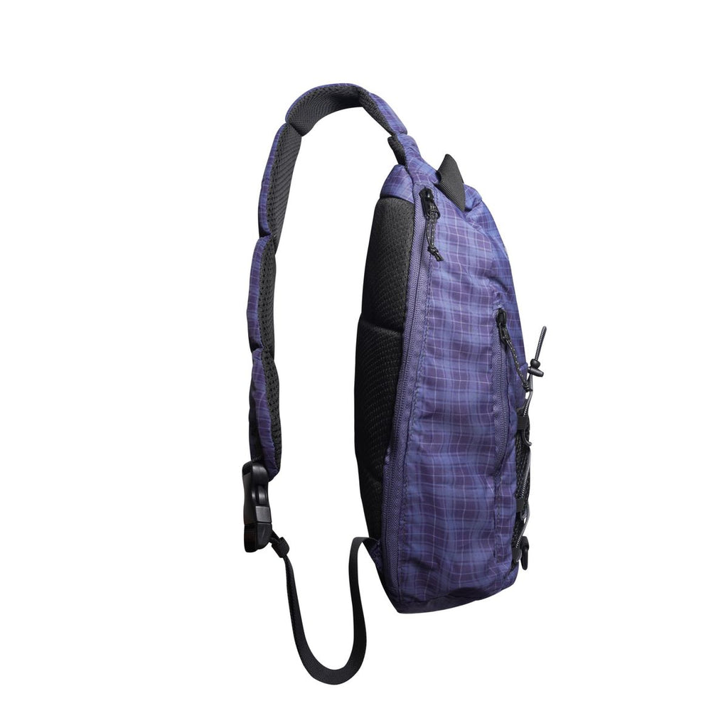 Butter Goods Express Shoulder Bag (Navy/Plaid)