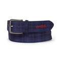 Butter Goods Plaid Belt (Navy)