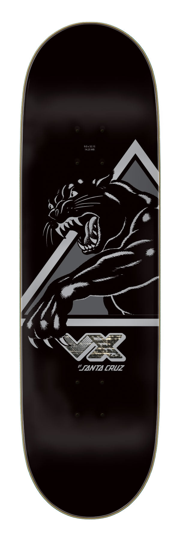 Santa Cruz Natas Shattered Panther VX Deck 9.0