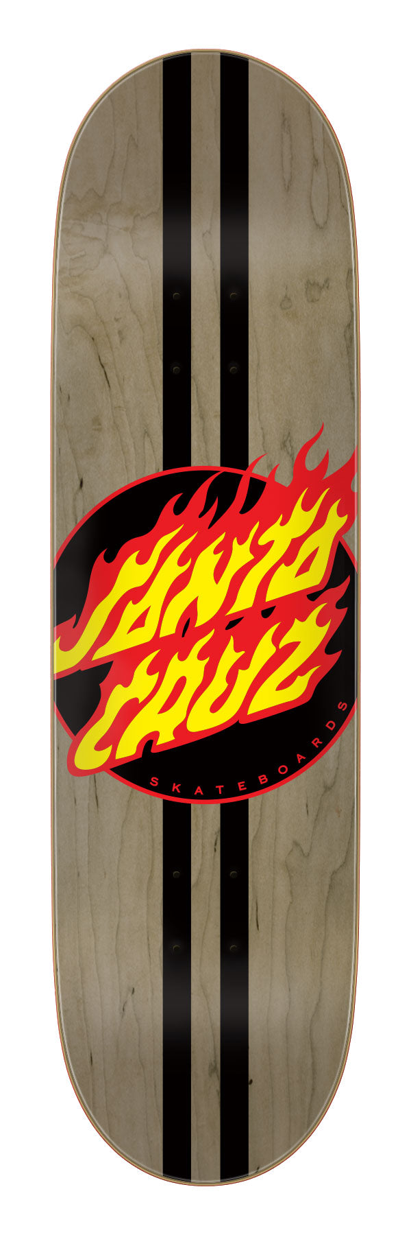 Santa Cruz Flame Dot Deck 8.6