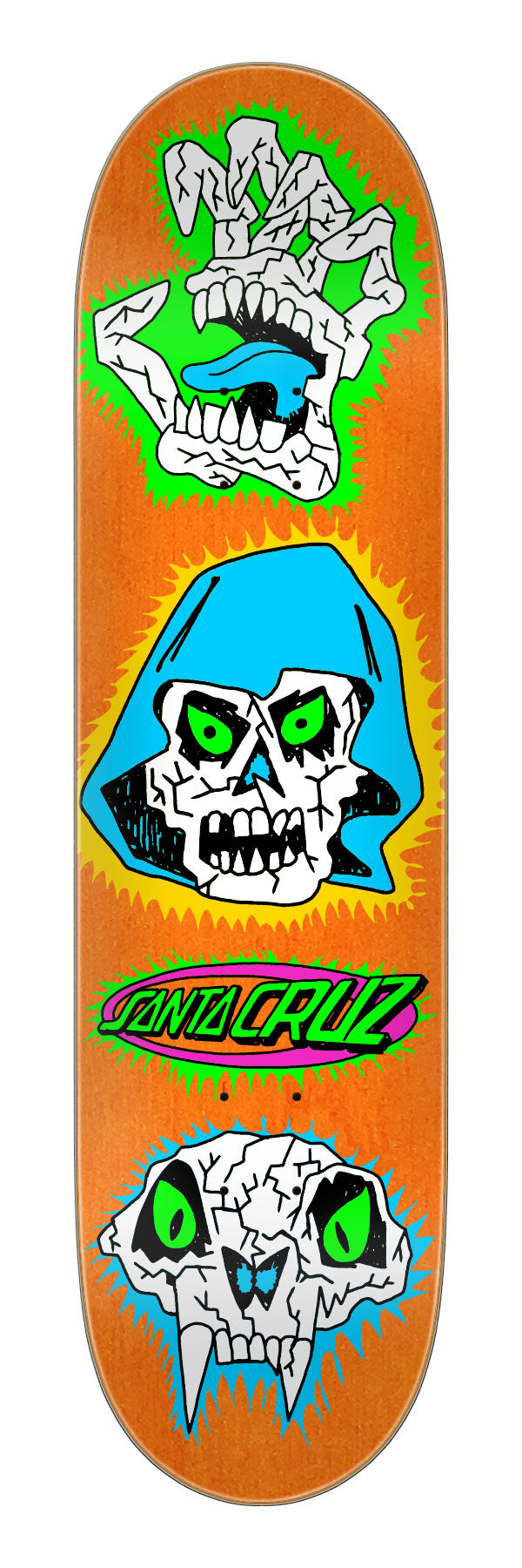 Santa Cruz Scribble Head Deck 7.75