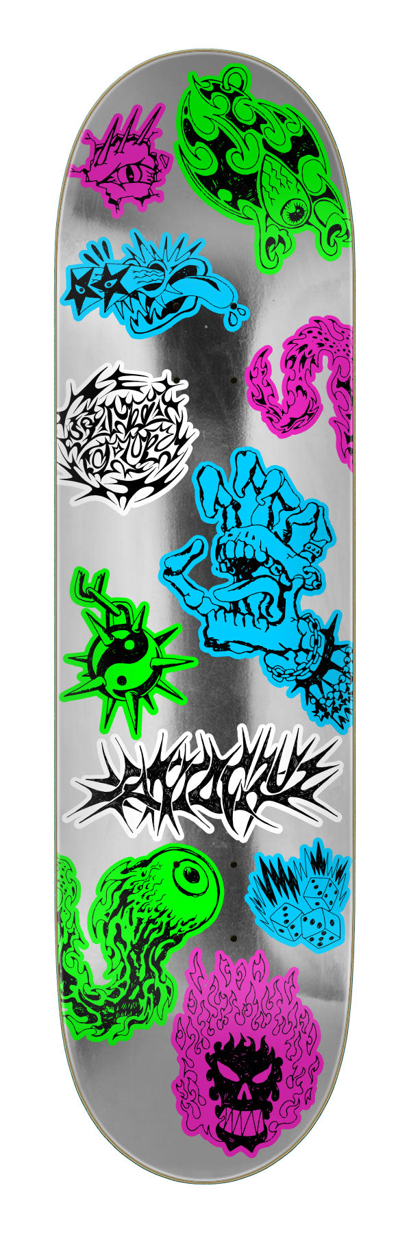 Santa Cruz Scribble Flash Deck 8.0