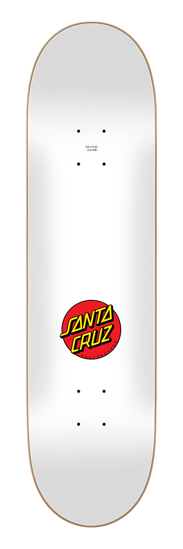 Santa Cruz Classic Dot Deck 8.0