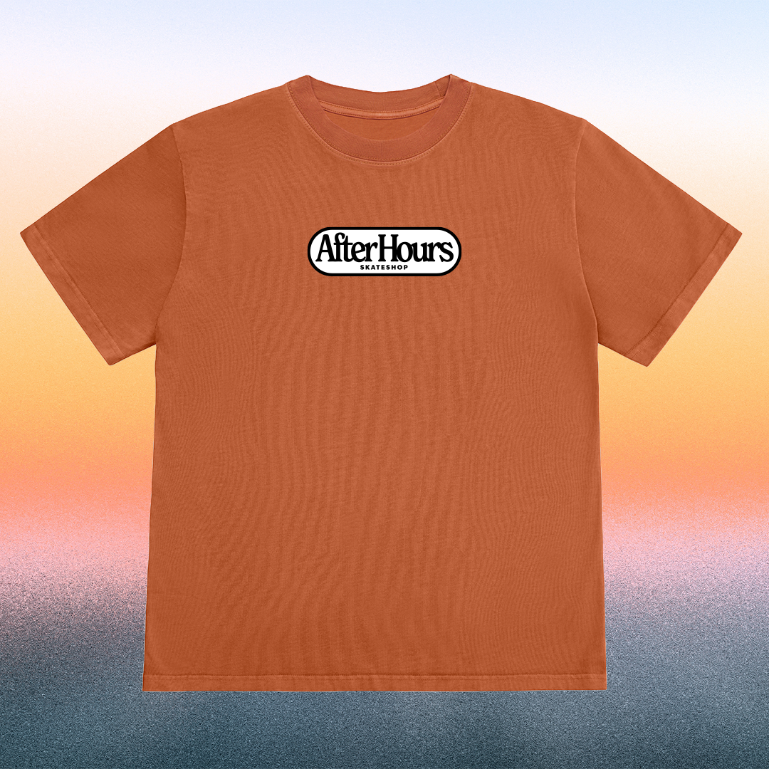 After Hours Pill Tee (Rust)