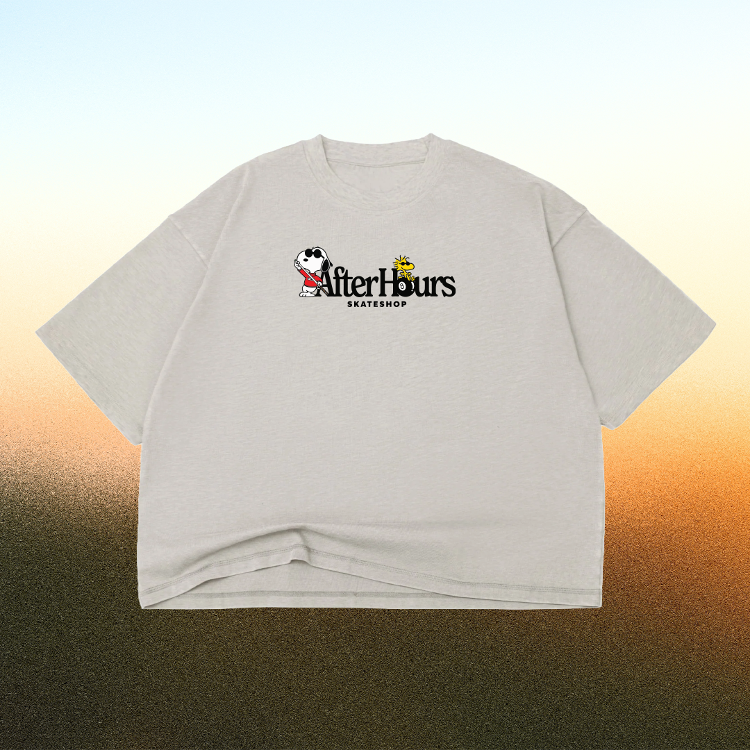 After Hours Joe Pool Crop Top Tee (Creme)