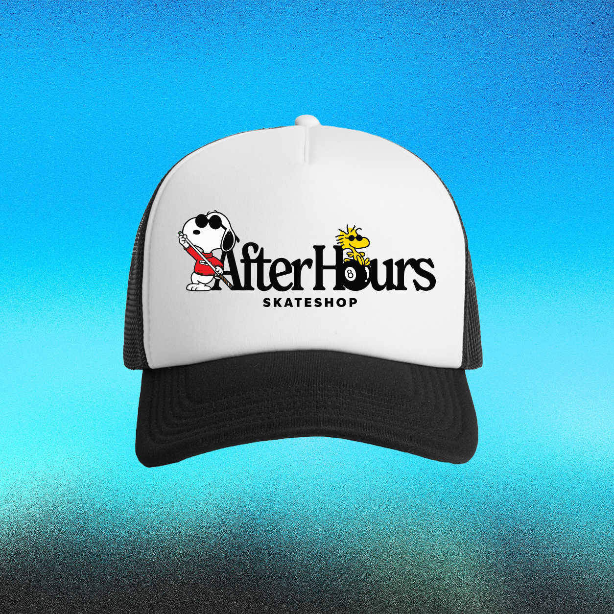 After Hours Joe Pool Foam Trucker (White/Black)