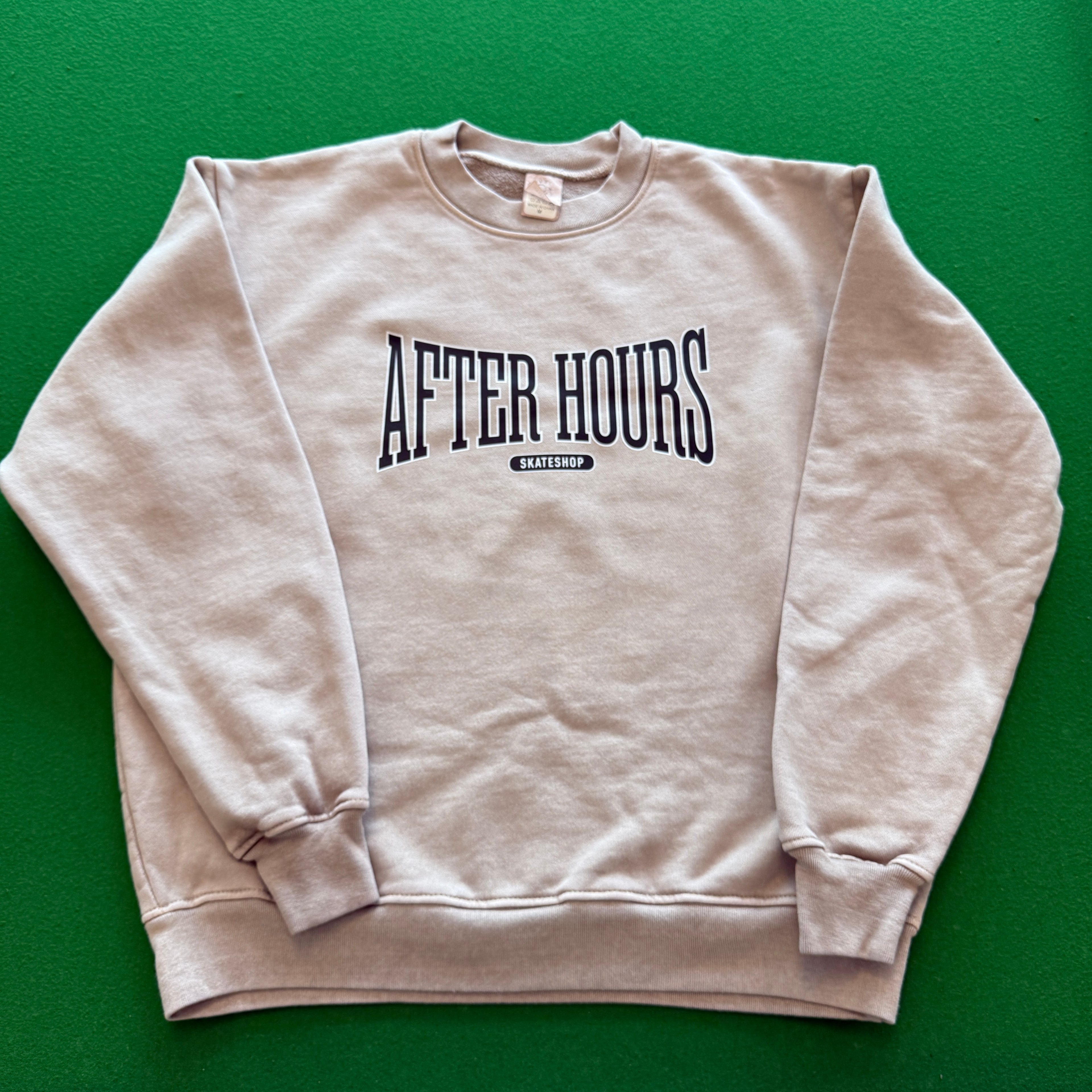 After Hours Athletics Crewneck Sweatshirt (Tan)