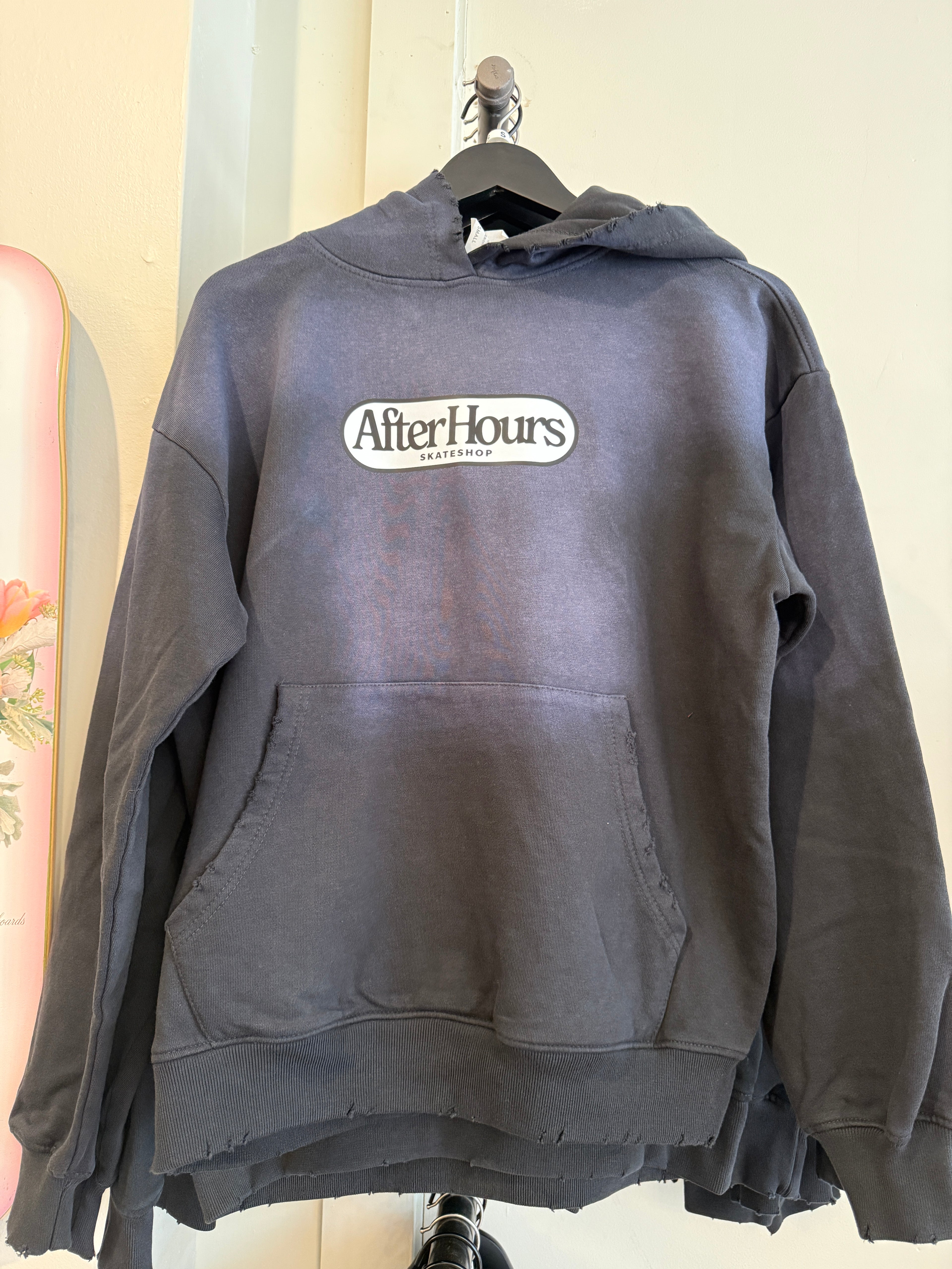 After Hours Pill Hoodie (Distressed Black)