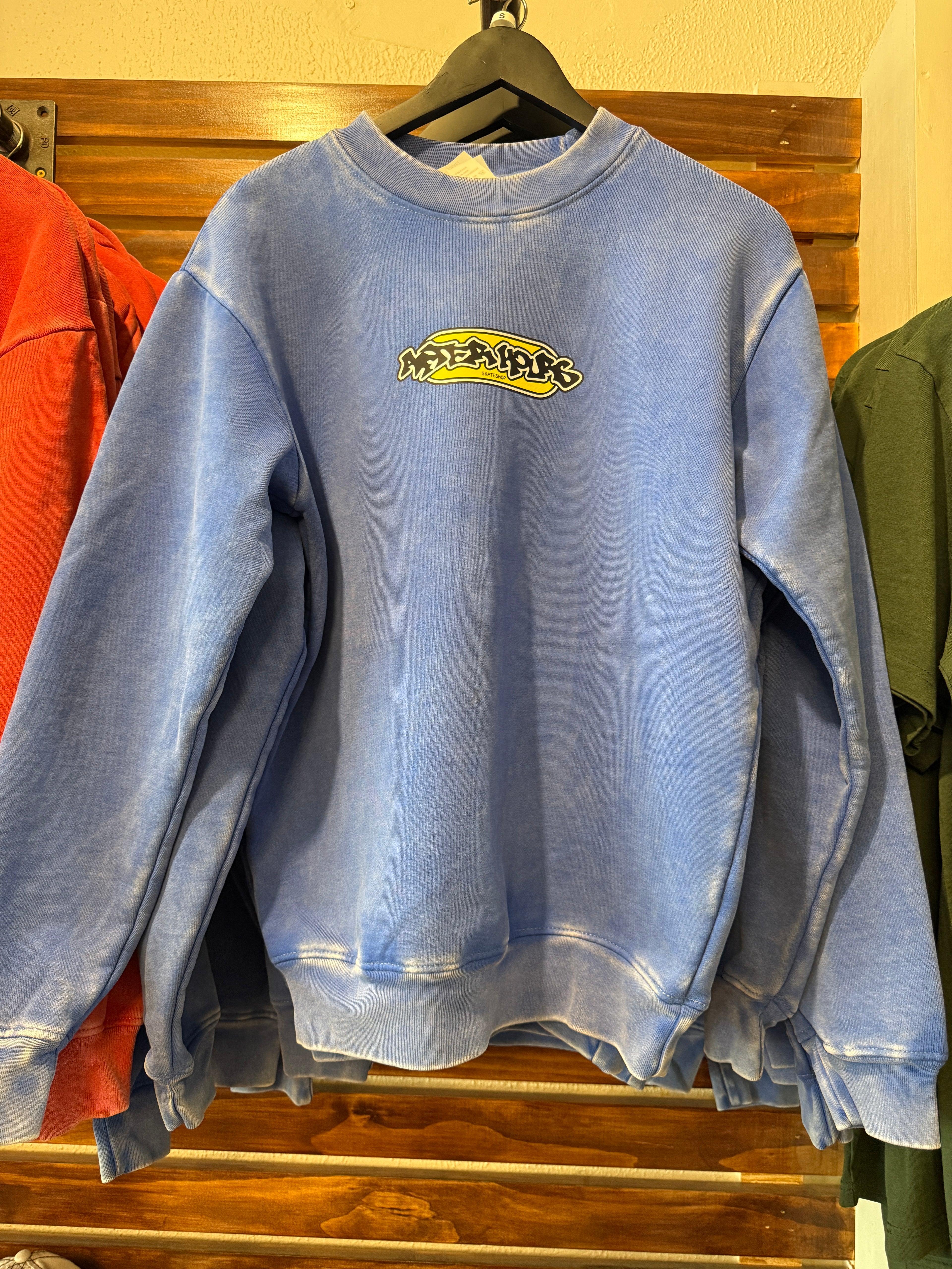After Hours Alt Pill Crewneck Sweatshirt (Vintage Blue)