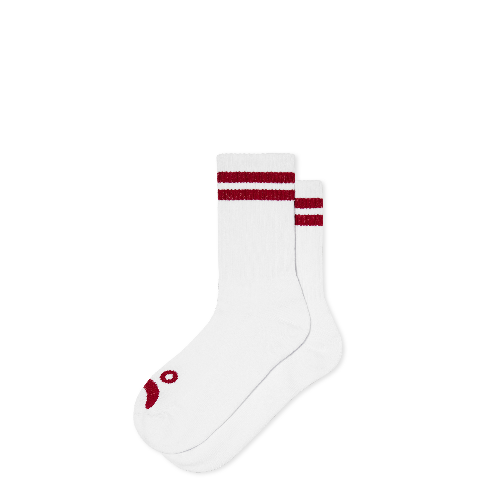 Polar Happy Sad Socks (Red)