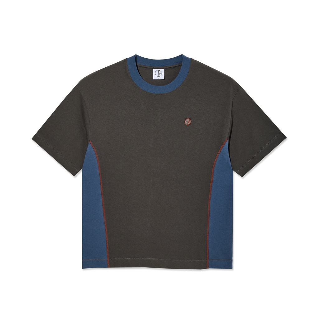 Polar Surf Panel Tee (Dirty Black/Grey Blue)