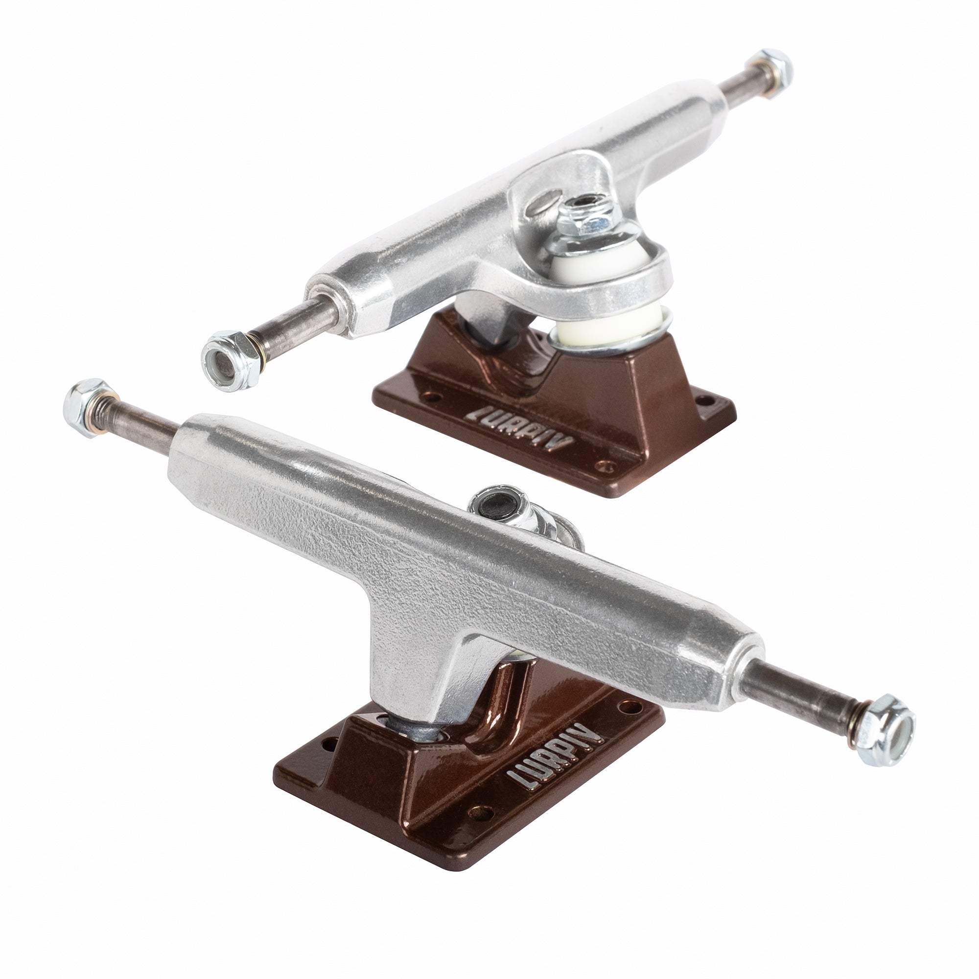 Lurpiv 3 Solid Trucks (Polished/Brown)
