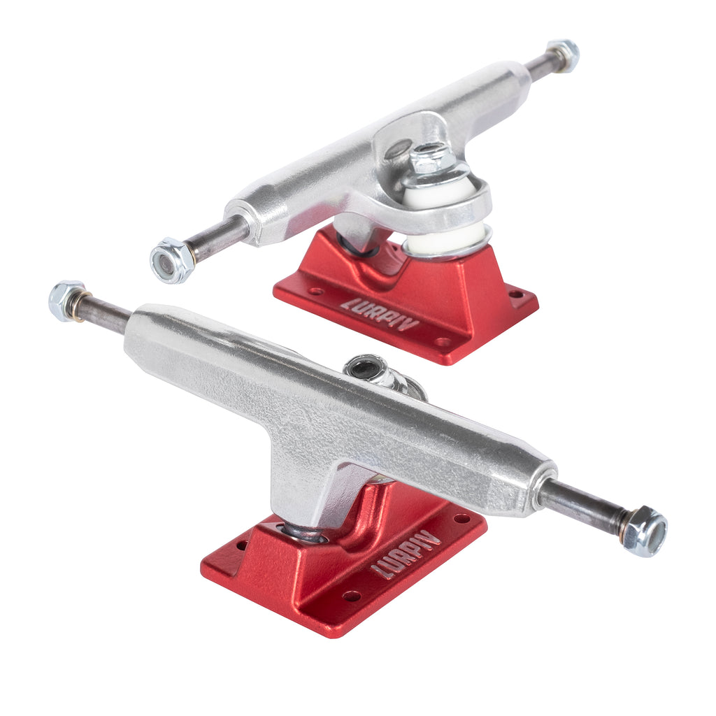 Lurpiv 3 Solid Trucks (Polished/Red)