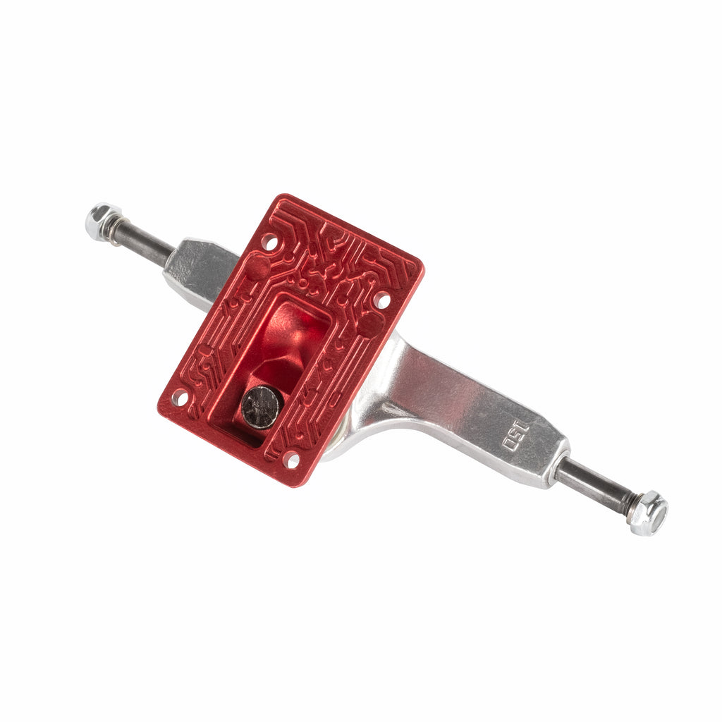 Lurpiv 3 Solid Trucks (Polished/Red)