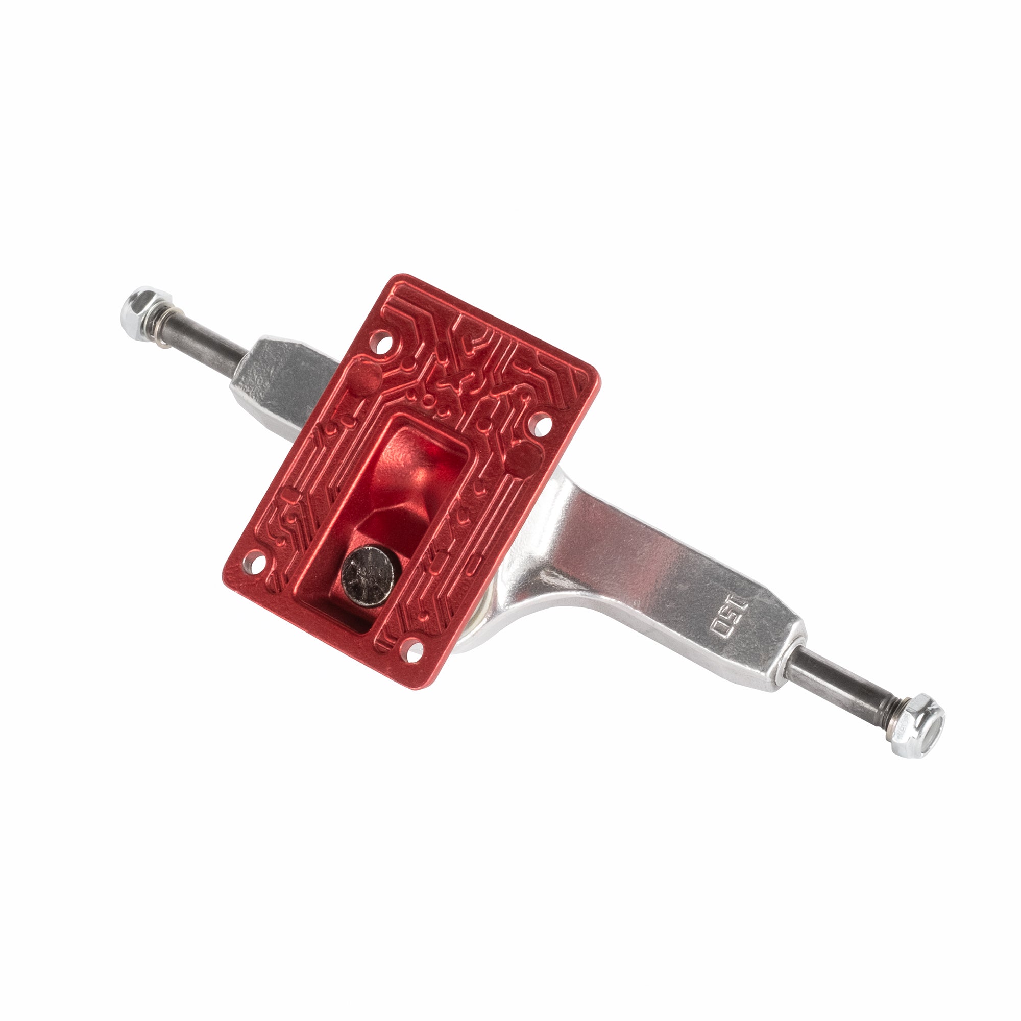 Lurpiv 3 Solid Trucks (Polished/Red)