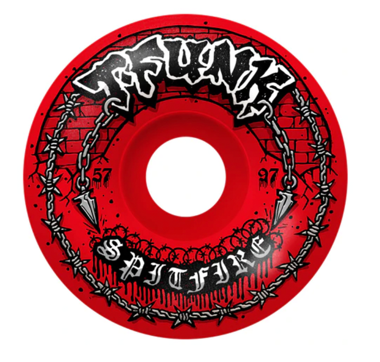 Spitfire F4 T-Funk Raw Red (99d/57mm)