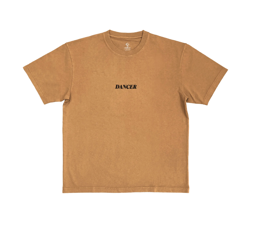 Dancer Italic Tee (Golden Brown)