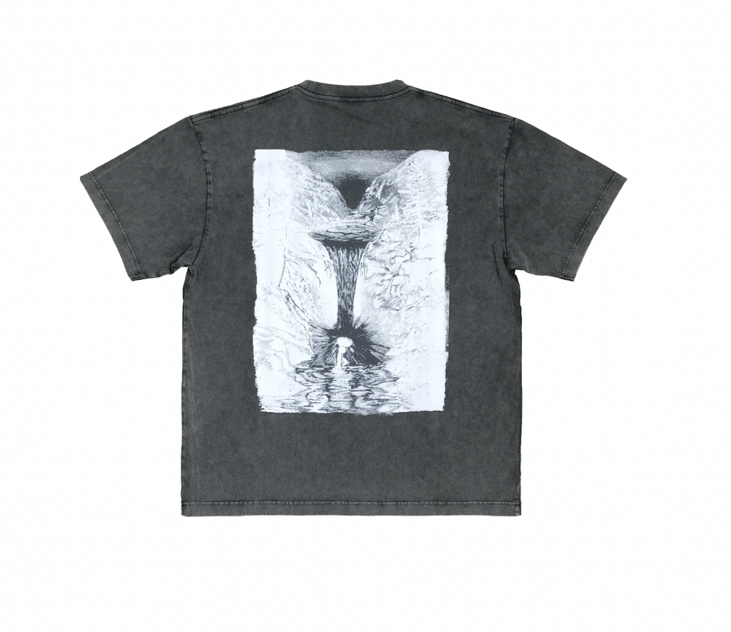Dancer Waterfall Tee (Washed Black)