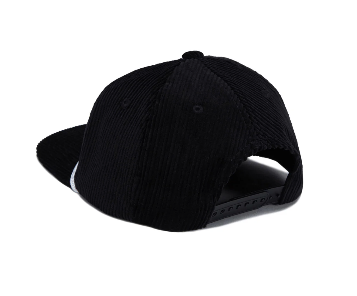Autumn Cord 5-Panel Mesh Hat (Black)