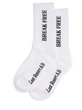 Last Resort Break Free Crew Socks (White)
