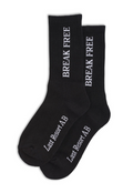 Last Resort Break Free Crew Socks (Black)