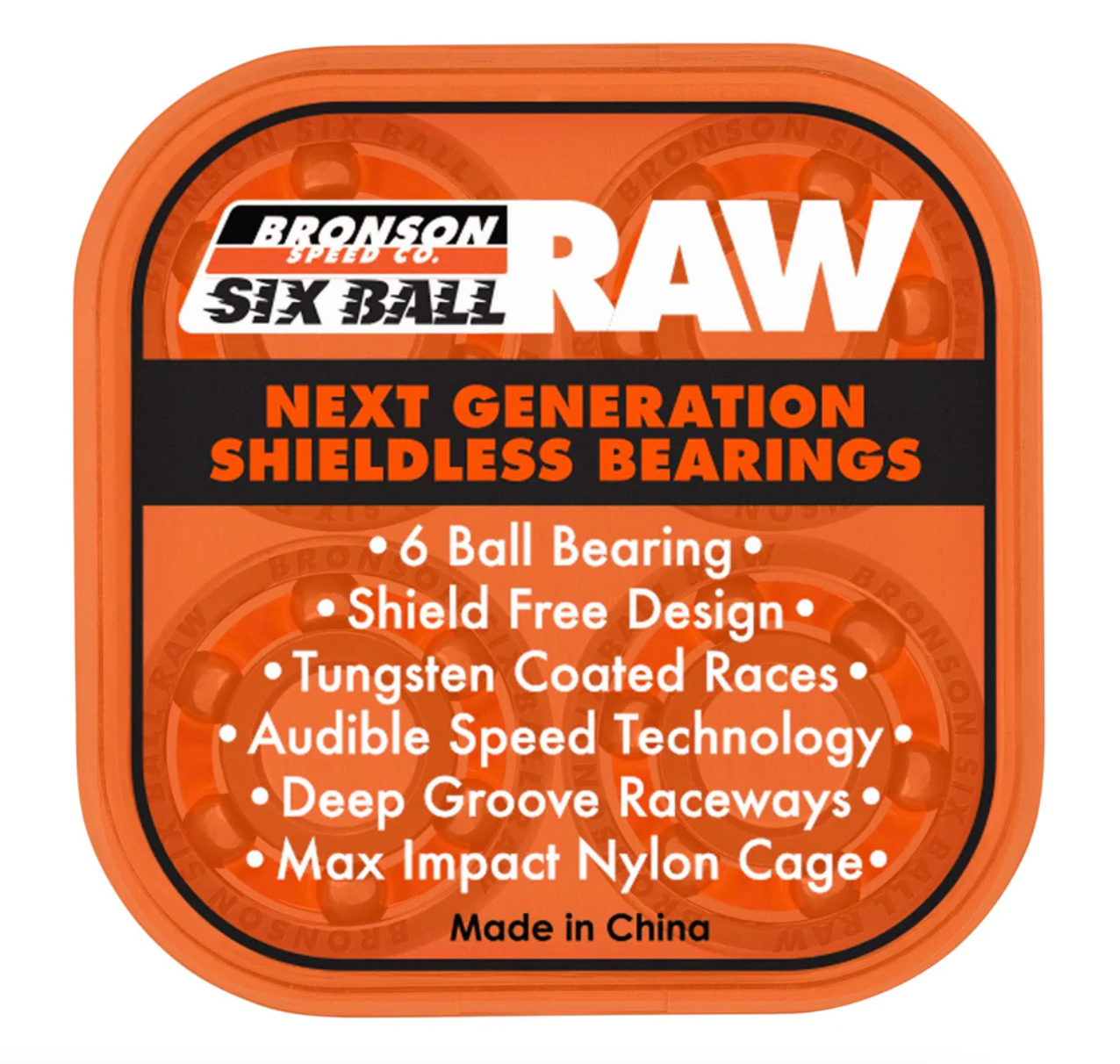 Bronson 6-Ball Raw Bearings