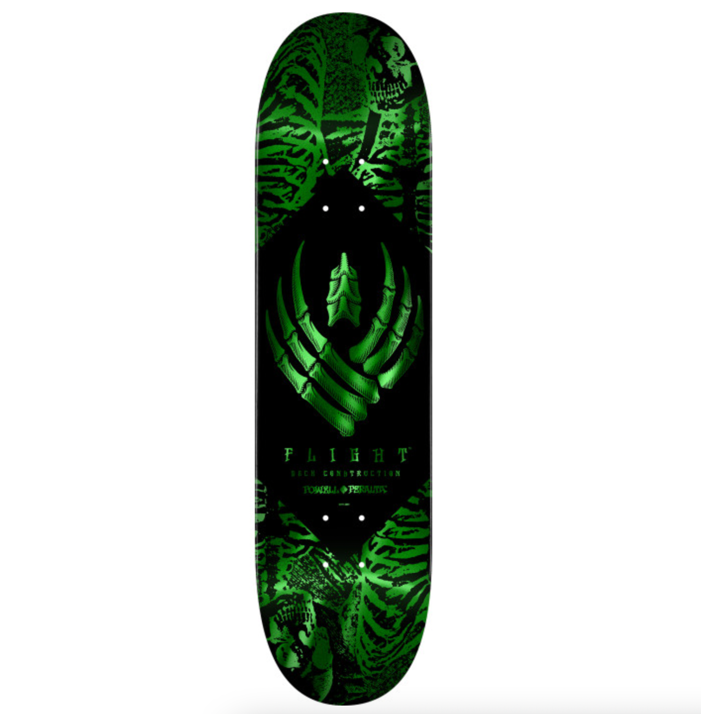 Powell Peralta Flight Skeleton Green Deck 8.5