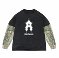 After Hours Gothic Layered Long Sleeve (Black/Camo)