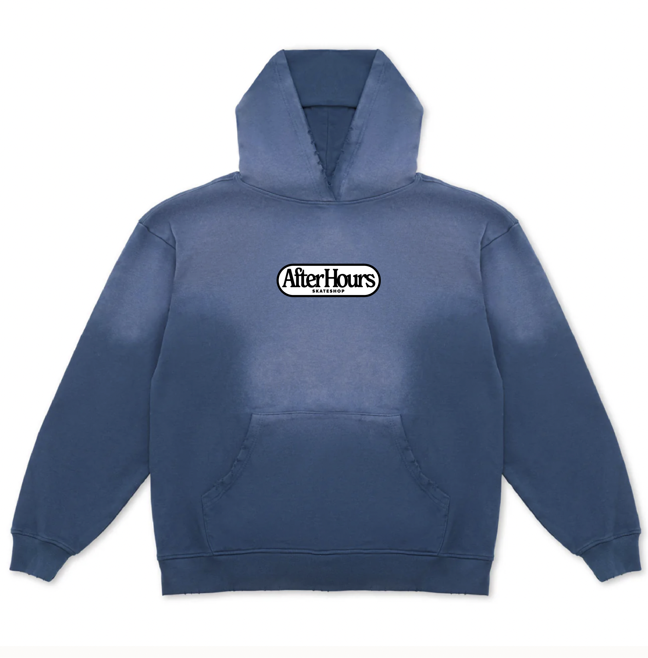 After Hours Pill Hoodie (Distressed Navy)