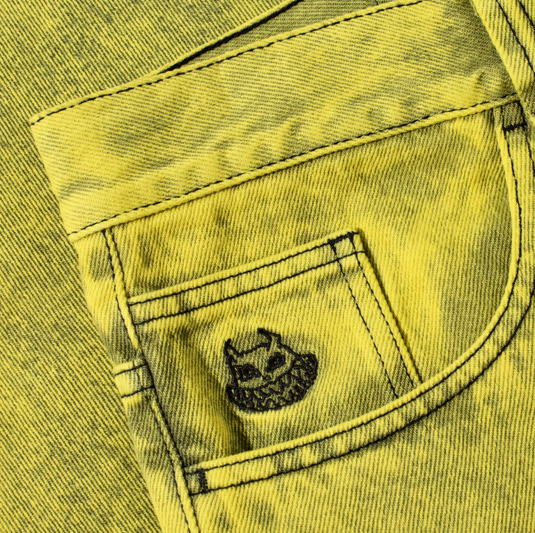 Polar X Angel Child Big Boy Shorts (Lemon Black)