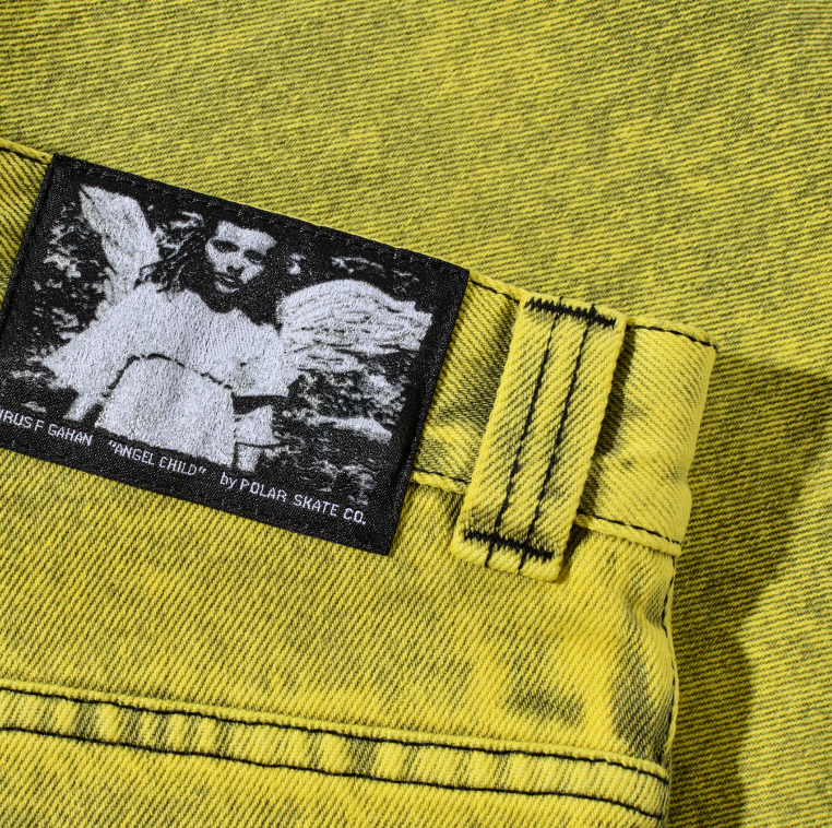 Polar X Angel Child Big Boy Shorts (Lemon Black)