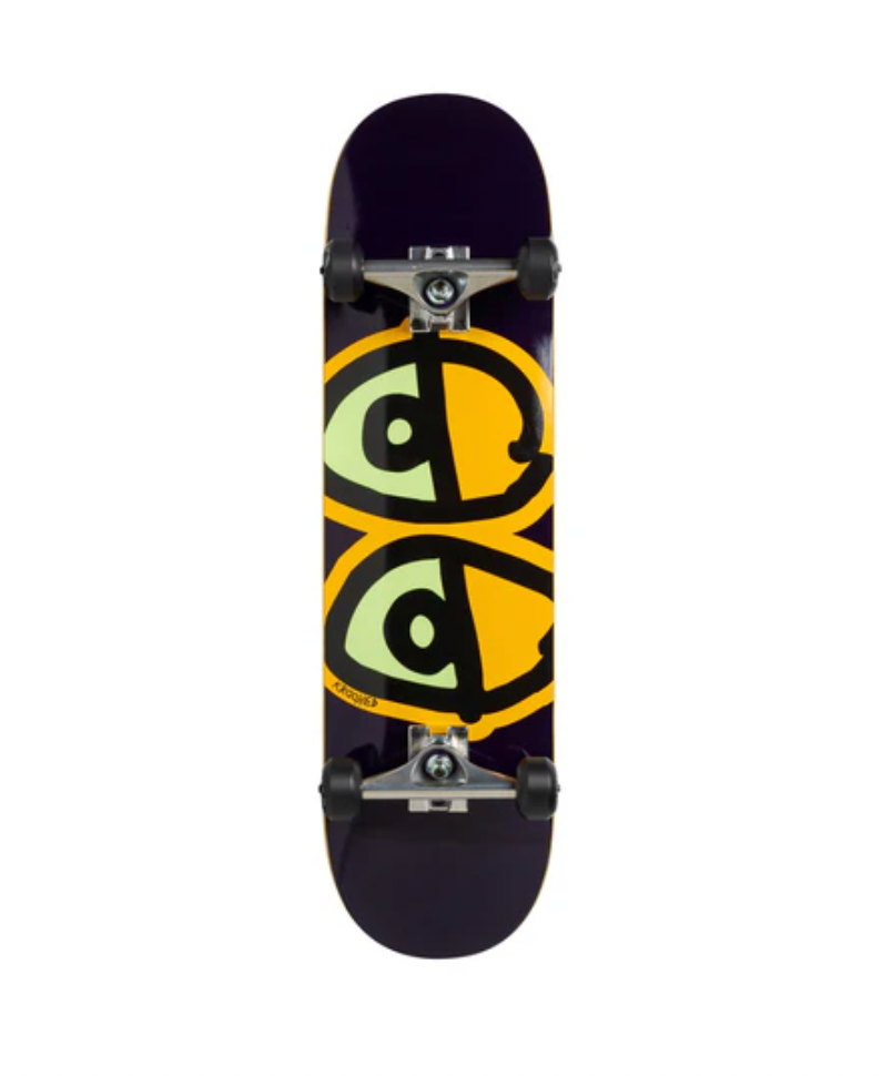 Krooked Glow Eyes Complete Skateboard 8.25
