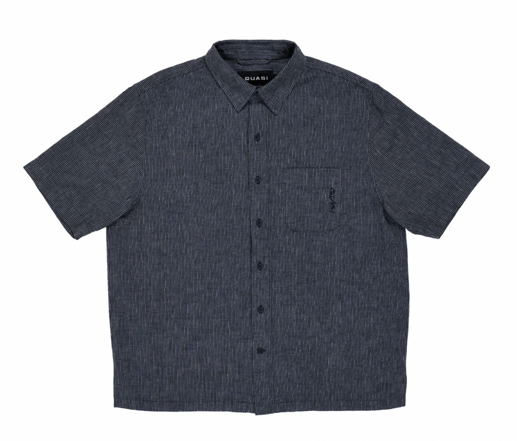 Quasi Kalvin S/S Button Up Shirt (Navy)