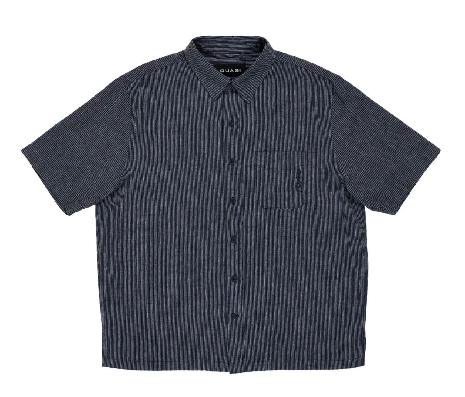 Quasi Kalvin S/S Button Up Shirt (Navy)