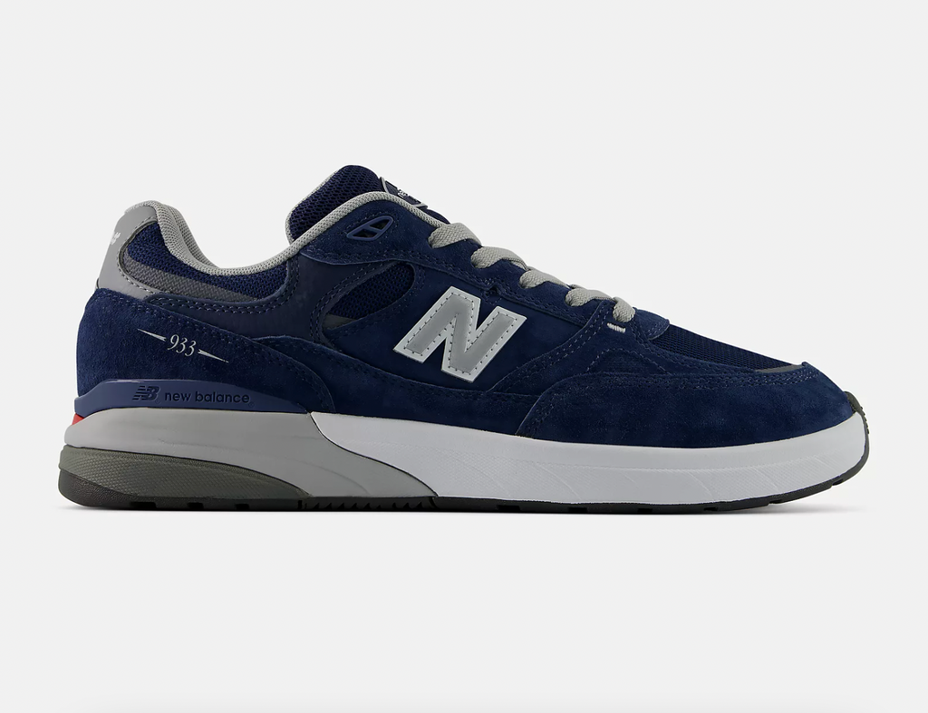 New Balance Numeric Reynolds 933 Wide 2e (Navy/White)