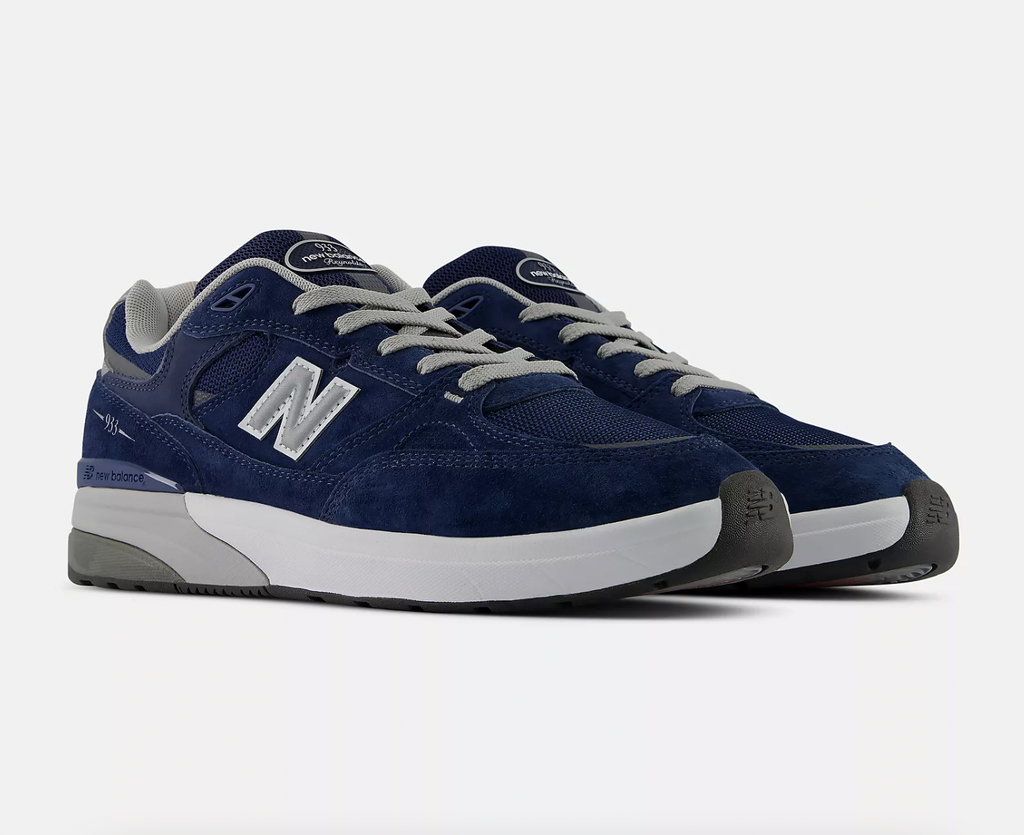 New Balance Numeric Reynolds 933 Wide 2e (Navy/White)