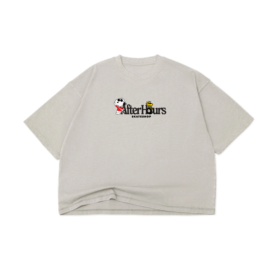 After Hours Joe Pool Crop Top Tee (Creme)