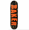 Baker Carozzi Logo Tiger Stripe Deck 8.38