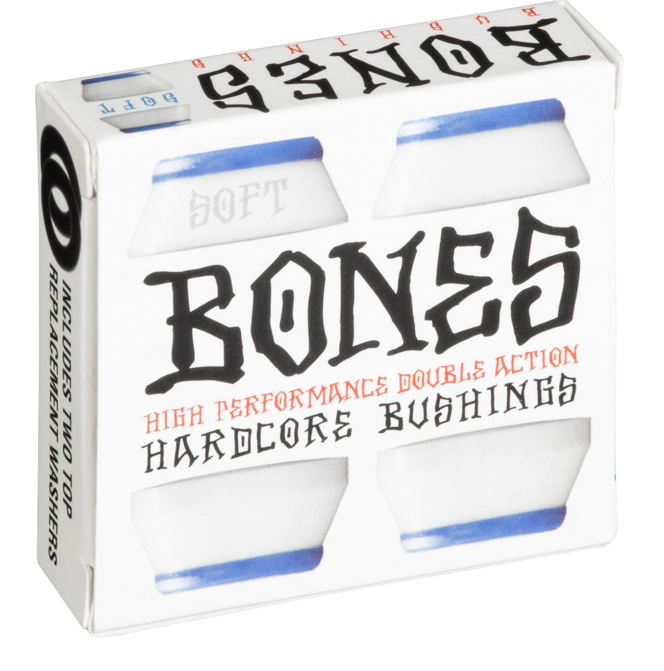 Bones Hardcore Bushings Set White Yellow Medium