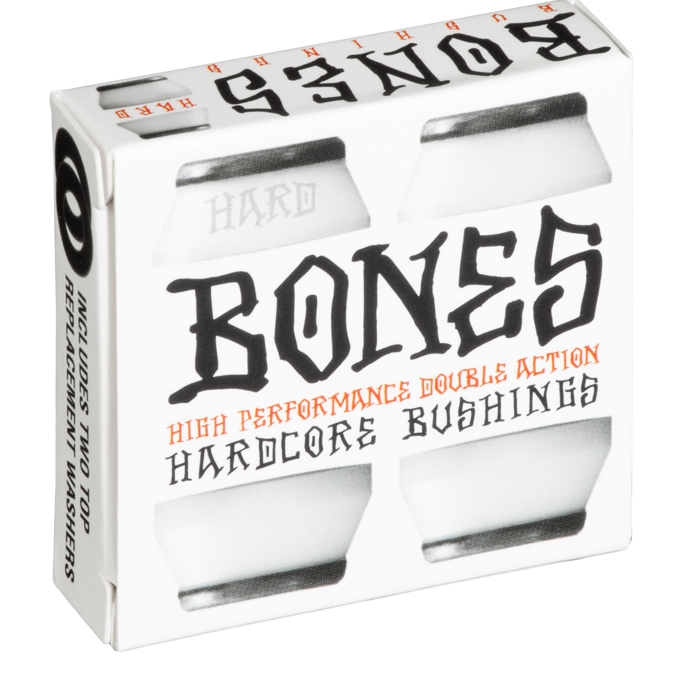 Bones Hardcore Bushings Set White Yellow Medium