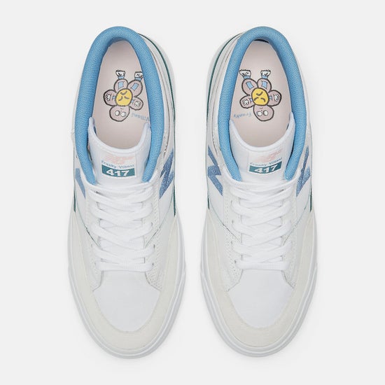 New Balance Villani 417 (White/Blue Laguna)