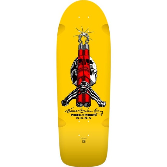 Powell Peralta Bruce Lee Skull & Nunchucks Deck 10.0