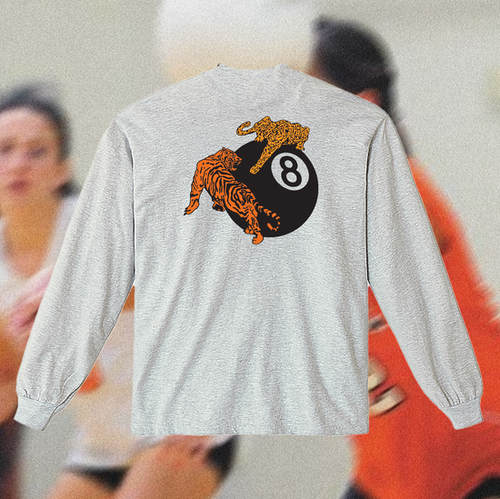 After Hours Cat Scratch Longsleeve Tee (Heather Grey)